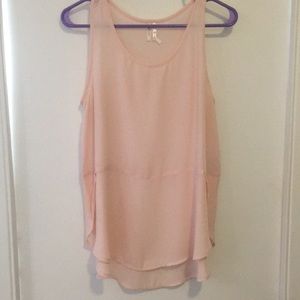 Pink Tank Blouse